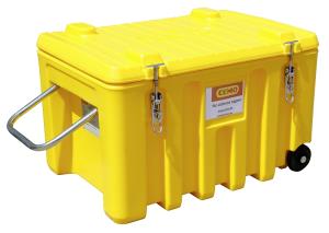 CEMbox vozík 150 l, žlutý
