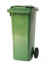 Plastová popelnice zelená 120 litrů